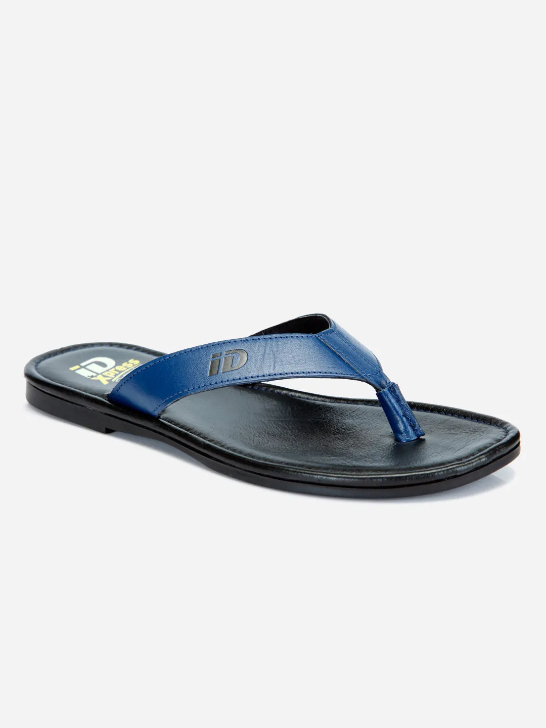 Men's Blue Thong-Style Flat Casual Sandal (ID4135)