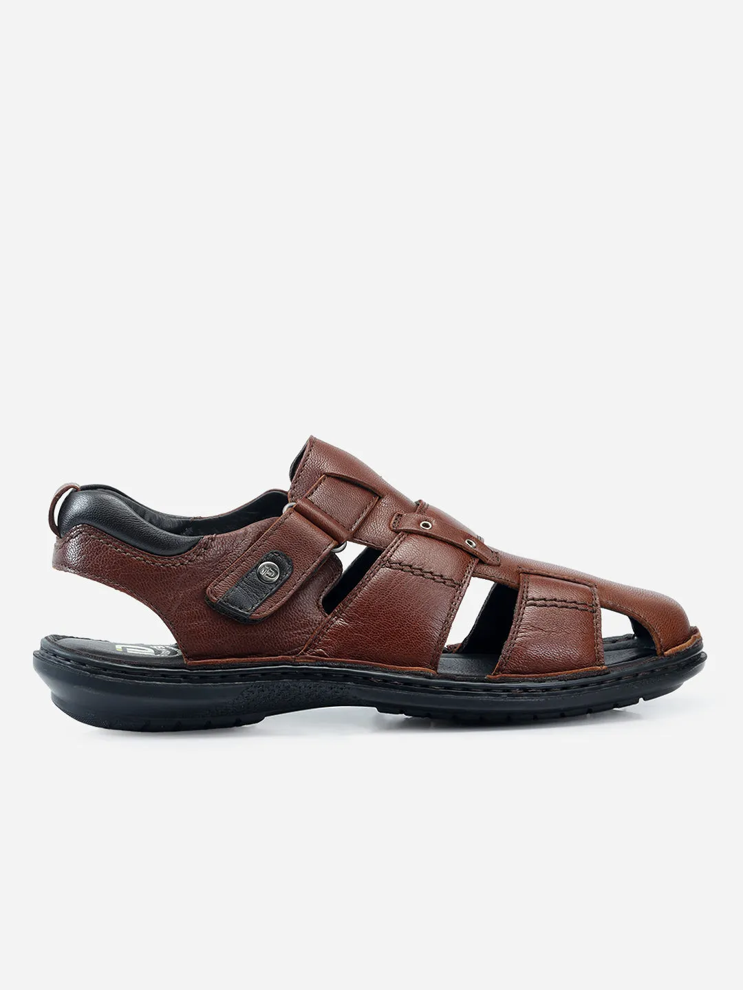 Men's Tan Hurache Semi Formal Sandal (ID4118)