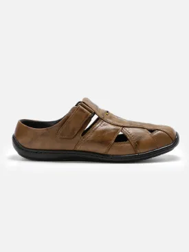 Men's Tan Mule Casual Sandal (ID4069)