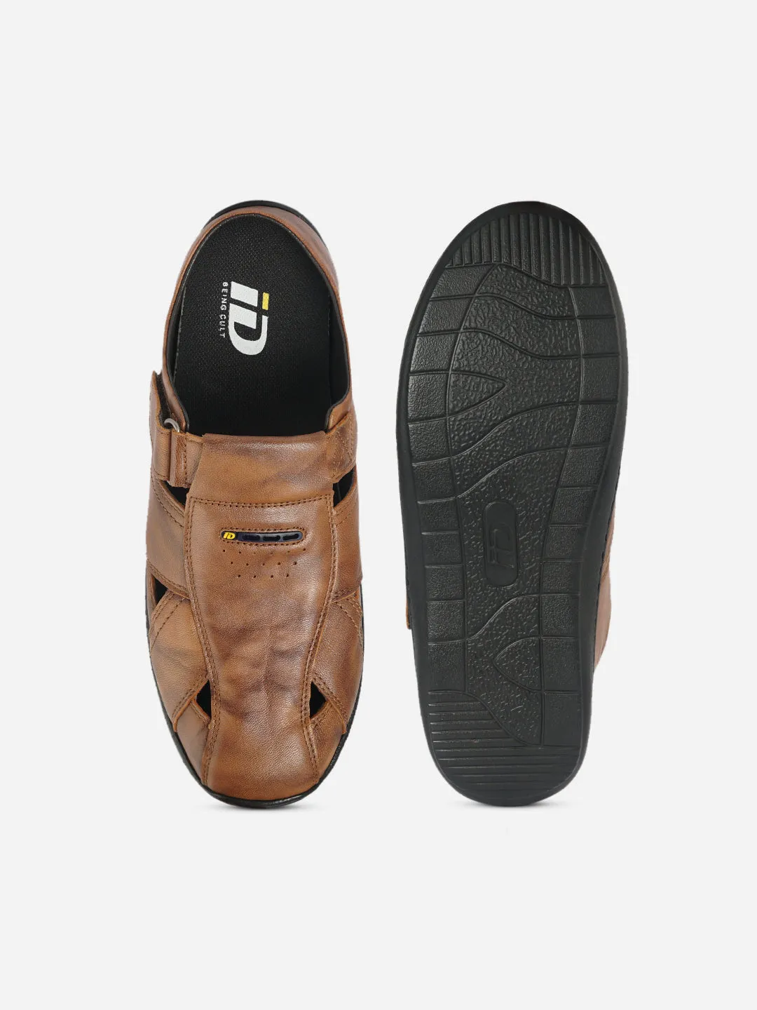 Men's Tan Mule Casual Sandal (ID4069)