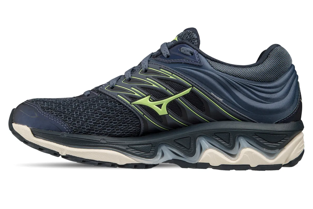 Mizuno Wave Paradox 5 B Vintage Indigo/neo Lime/total Eclipse Womens