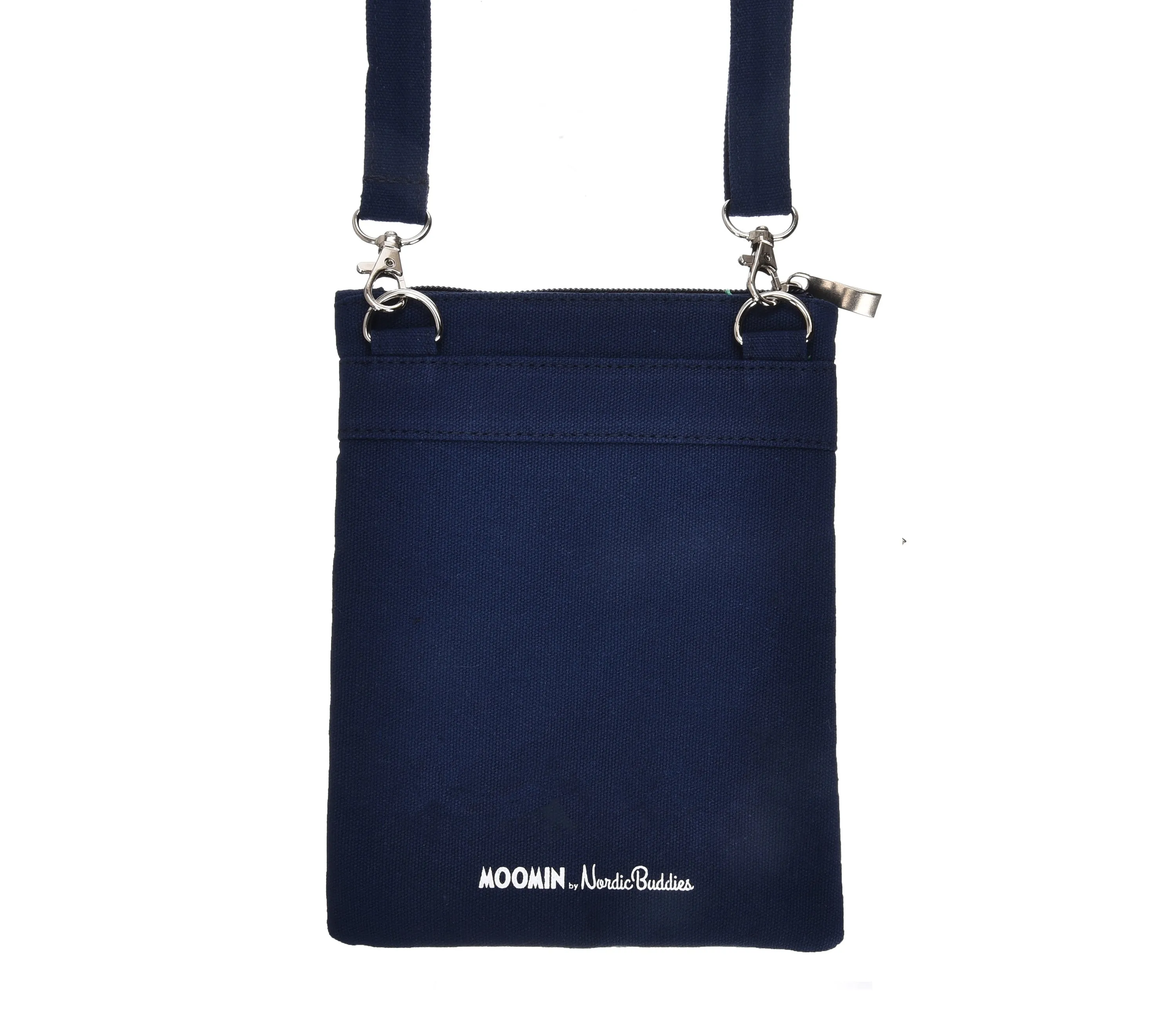 Moomins At The Sea Passport Bag - Navy Blue