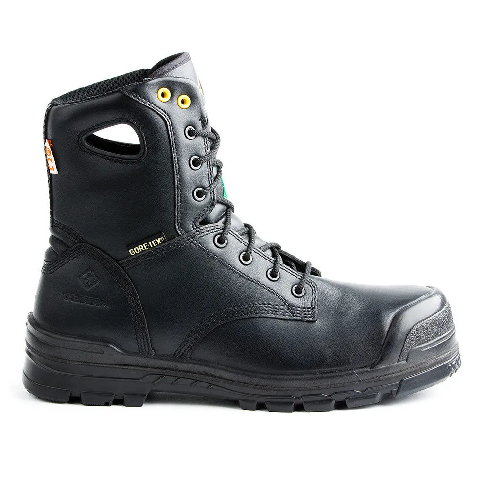 Terra Admiral Men's 8" Composite Toe Work Boot 2938B - Black