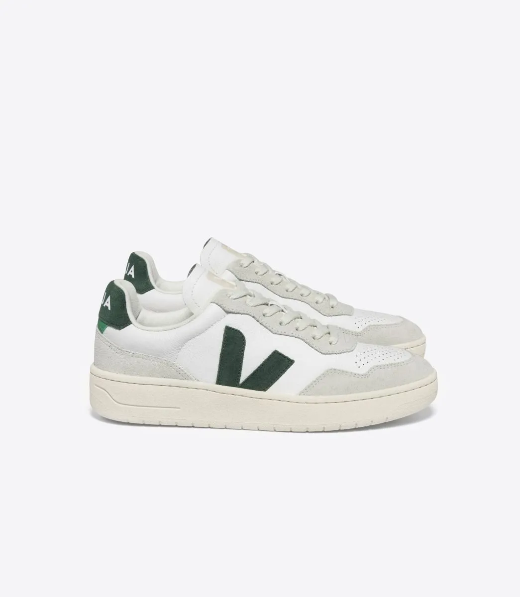 Veja V90 Leather Extra White / Cyprus