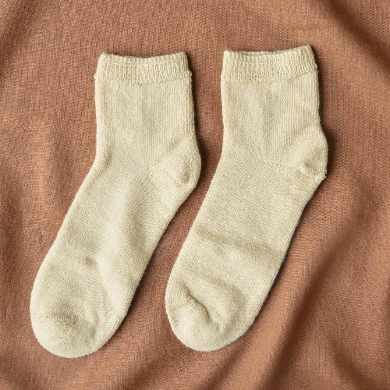 Wellness Ankle Bed Socks - Organic Wool/Silk (Adults 36-43)