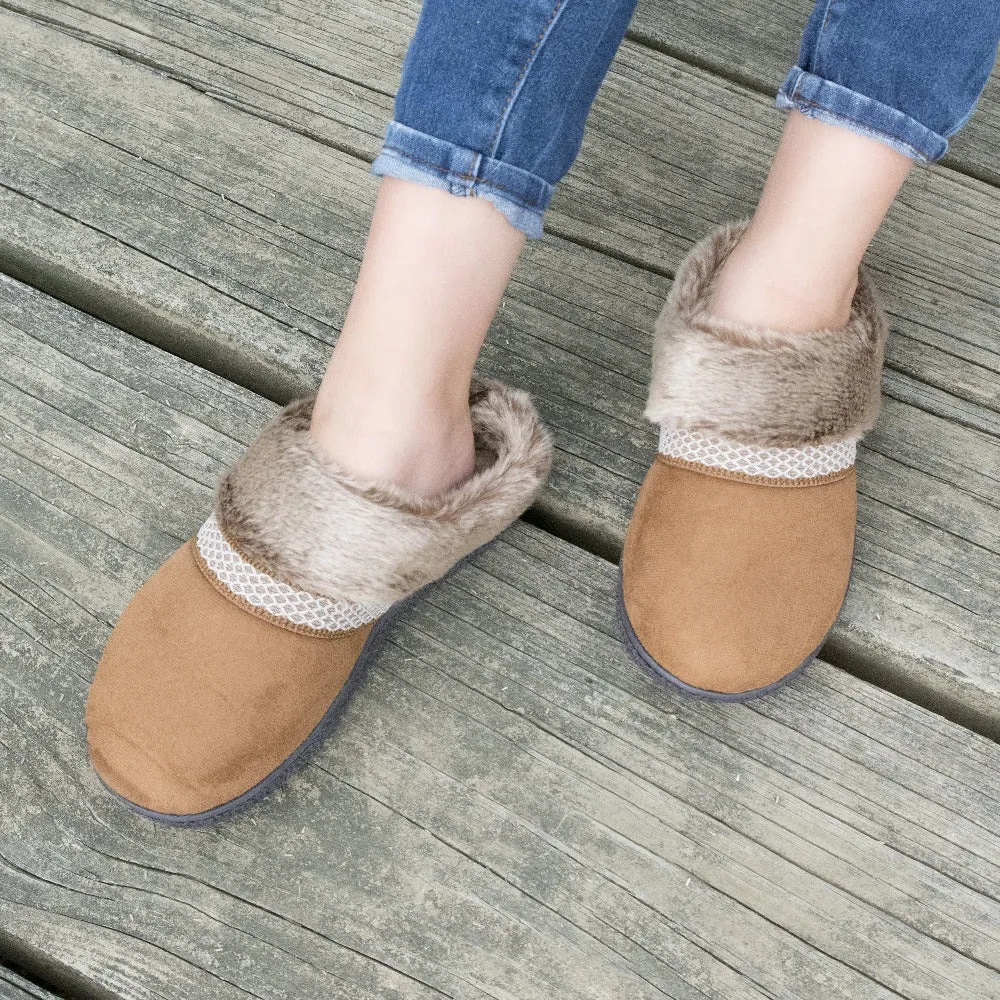 Women's Microsuede Mallory Clog Slippers With Isotoner 360° Surround Comfort™